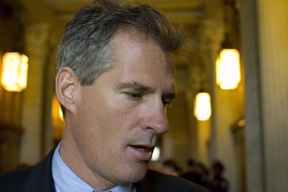 Scott Brown, R-Mass, cast the deciding vote in ending debate on bank reform.