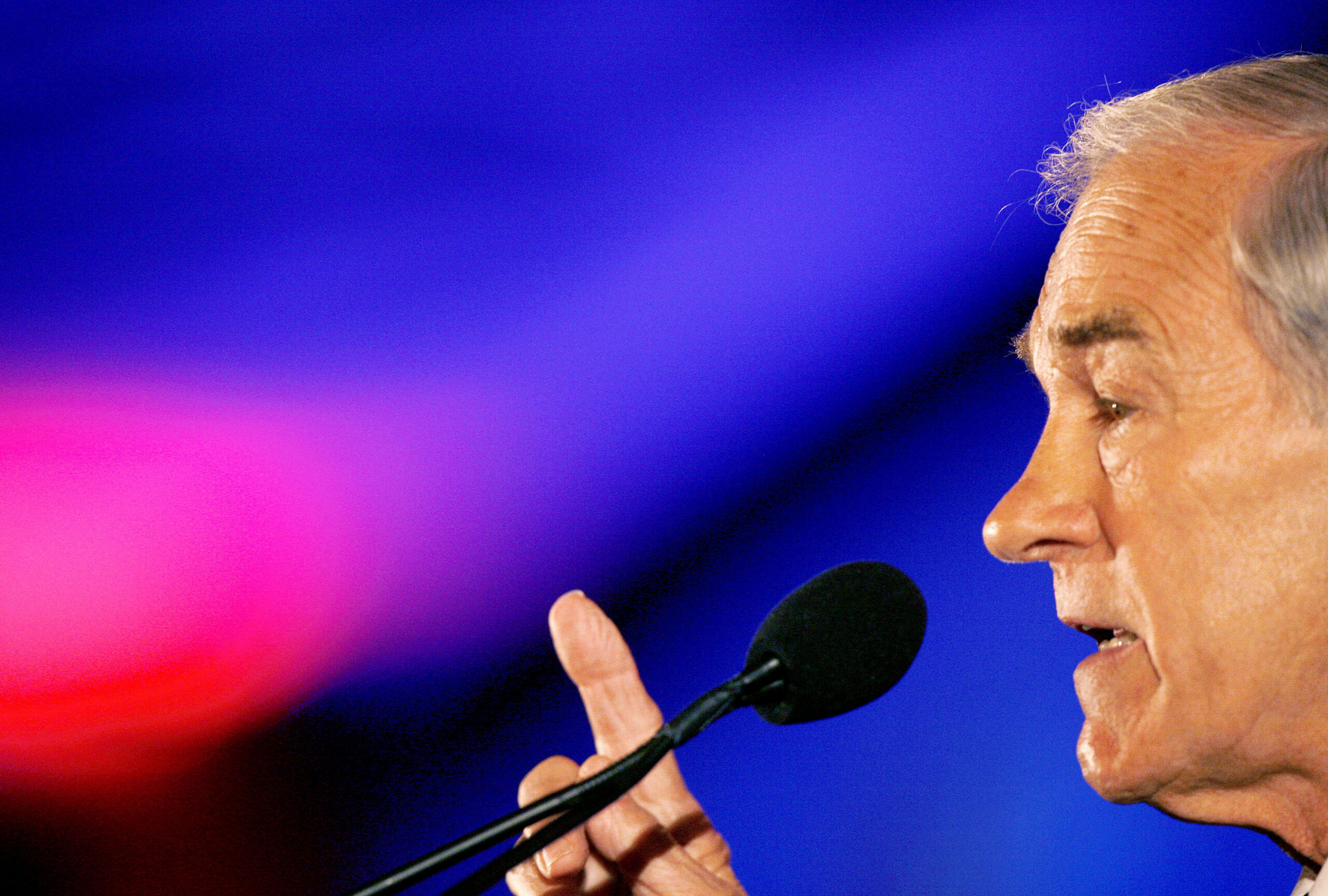 Texas Congressman Ron Paul speaks at the 2010 Southern Republican Leadership Conference in New Orleans, Louisiana April 10, 2010. As many as 3,000 party activists are to attend the four-day Southern Republican Leadership Conference, the most prominent gathering of Republicans outside of their presidential nominating conventions. REUTERS/Sean Gardner (UNITED STATES - Tags: POLITICS) (Reuters)