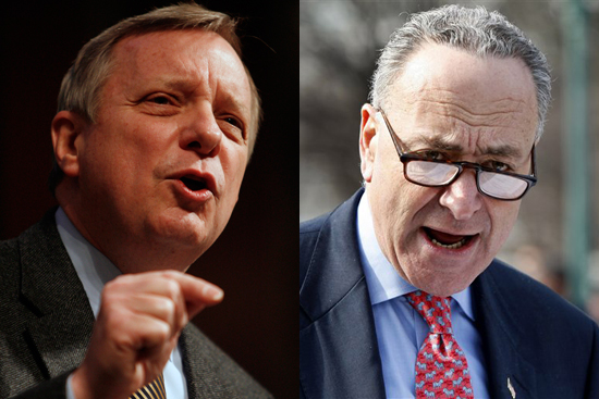 U.S. Senator Dick Durbin (D-IL)  and Sen. Charles Schumer, D-N.Y.
