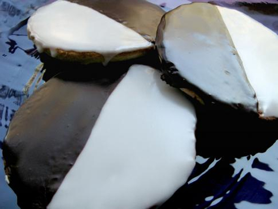 Snowflake Bakery's Half Moon Cookie, the home version