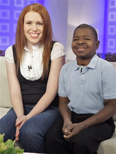 FILE - In this Feb. 26, 2008 file photo, actor Gary Coleman, best known from the television series "Diff'rent Strokes" and his wife Shannon Price, appear on the the NBC "Today" television program in New York.  New details surrounding TV actor Gary Coleman's death have emerged with his attorney saying the child star of "Diff'rent Strokes" and his wife divorced in 2008, and Utah authorities releasing a tape of her frantic 911 call after he struck his head in a fall. (AP Photo/Richard Drew, File) (AP)