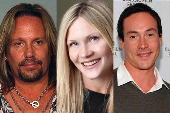 Vince Neil, Amy Locane and Chris Klein