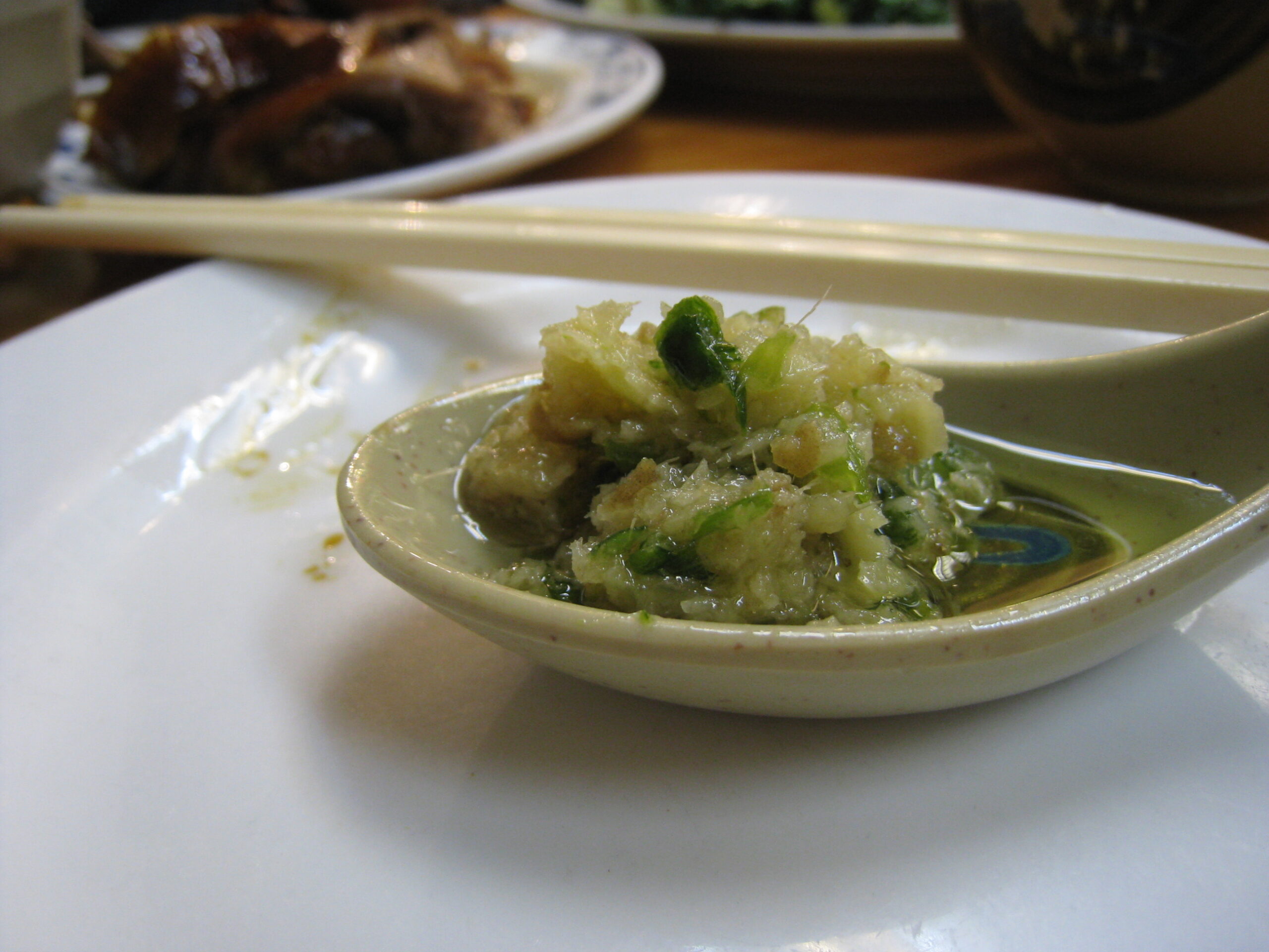 Ginger scallion sauce