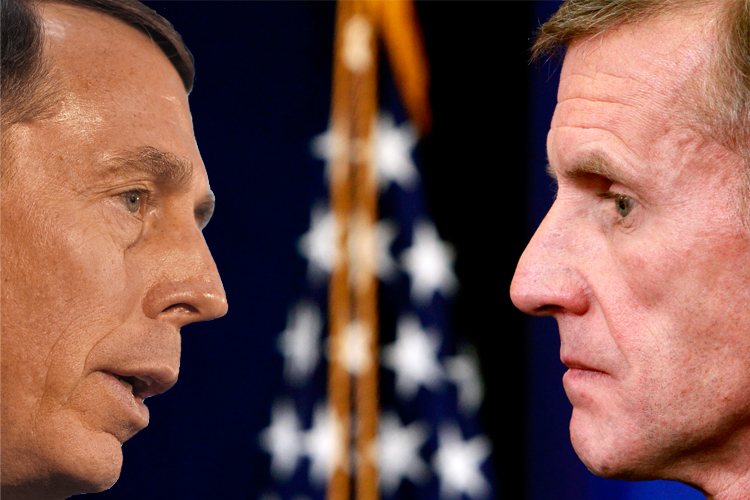 Gen. David Petraeus and Gen. Stanley McChrystal