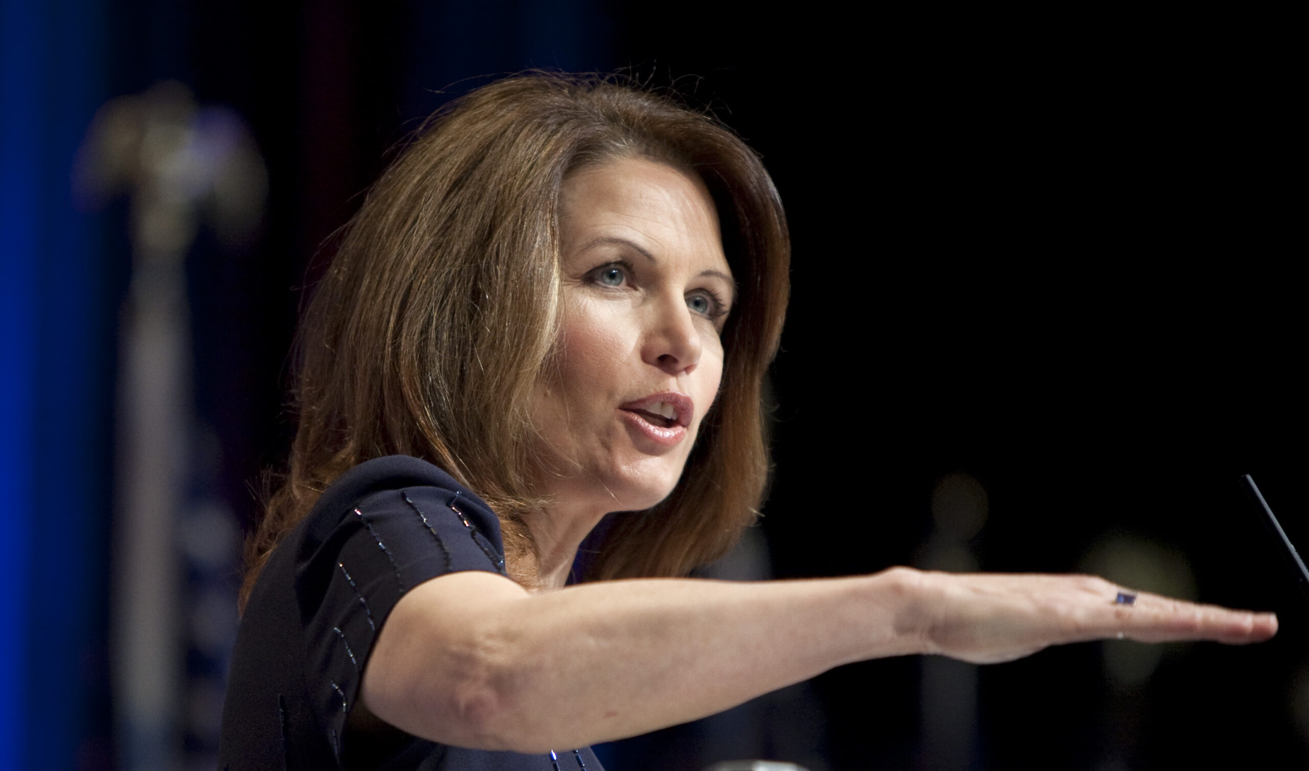 Representative Michelle Bachman (R-MN), speaks to the Conservative Political Action Conference (CPAC) during their annual meeting in Washington, February 18, 2010.    REUTERS/Joshua Roberts    (UNITED STATES - Tags: POLITICS) (Reuters)