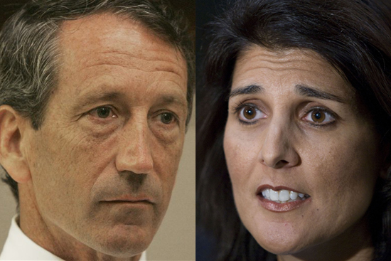South Carolina Gov. Mark Sanford talks during an interview with The Associated Press about his relationship with an Argentine mistress,  in his Columbia, S.C., Statehouse office on Tuesday, June 30, 2009. During the interview Sanford said that he "crossed lines" with a handful of women other than his mistress but never had sex with them. (AP Photo/Mary Ann Chastain) (Mary Ann Chastain)