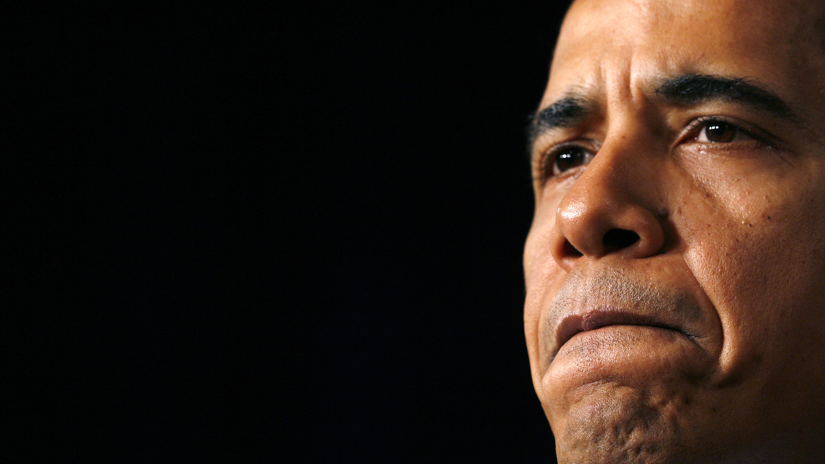 U.S. President Barack Obama listens to a question at the Fiscal Responsibility Summit at the White House in Washington February 23, 2009. President Obama pledged on Monday to cut the ballooning U.S. budget deficit by half in the next four years and said the country would face another economic crisis if it did not address its debt problems soon. Obama, whose month-old administration has pushed through a $787 billion economic stimulus package to try to jolt the country out of recession, said the need for spending now did not mean U.S. budget problems could be put off. REUTERS/Kevin Lamarque   (UNITED STATES) (Â© Kevin Lamarque / Reuters)