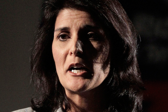 South Carolina state Rep. Nikki Haley