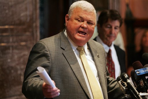 South Carolina State Sen. Jake Knotts answers a question during a news conference at the Statehouse in Columbia, S.C. on Friday, June 26, 2009. Knotts encouraged other legislators to call for Sanford's resignation and urged him to "do the right thing" and step down voluntarily. (AP Photo/The State, Gerry Melendez) (Associated Press)