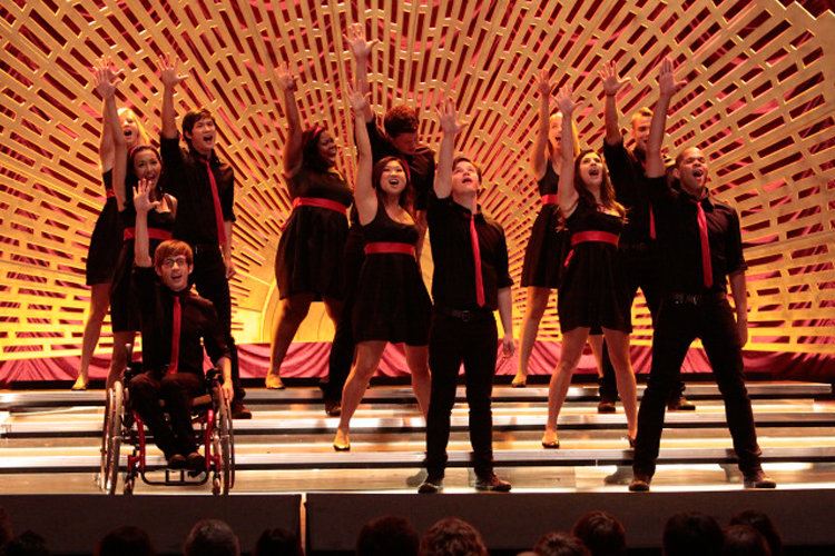 The cast of "Glee"