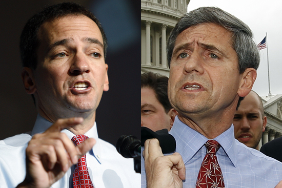 Democratic Senate candidate Andrew Romanoff  and Pennsylvania Congressman Joe Sestak