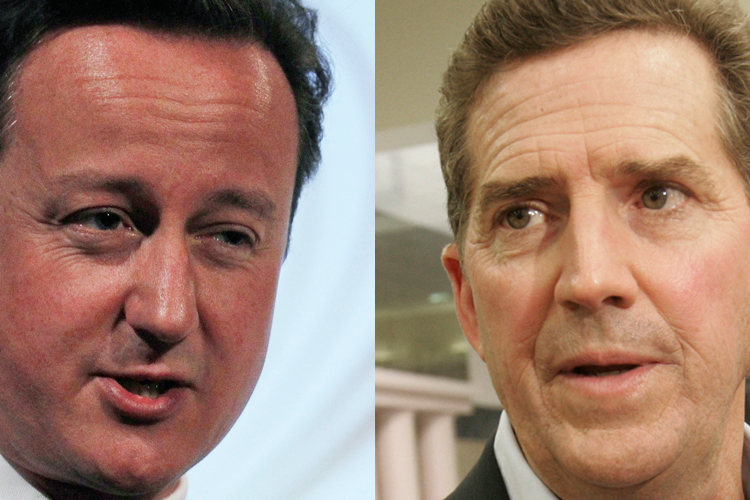 British Prime Minister David Cameron and Sen. Jim DeMint (R-S.C.)