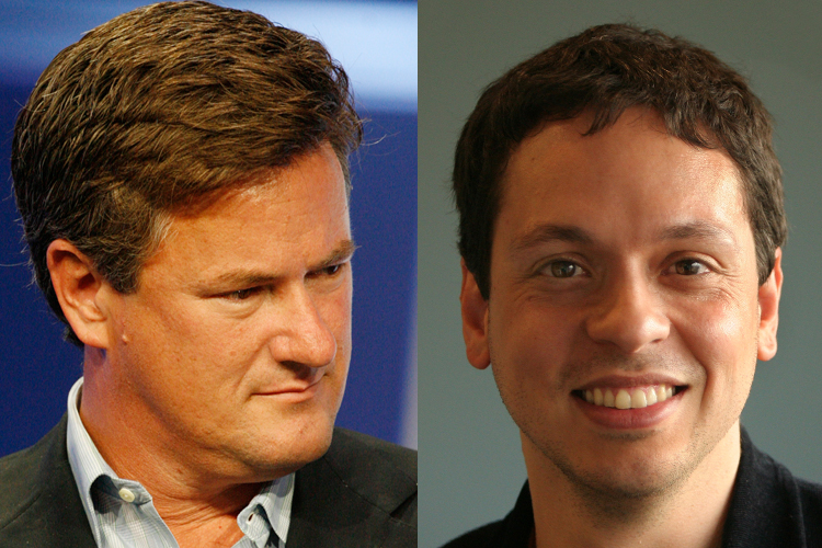 Joe Scarborough and Markos Moulitsas