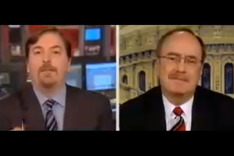 Chuck Todd and Roger Simon