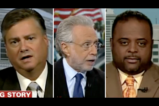 Mark Williams, Wolf Blitzer, and Roland Martin
