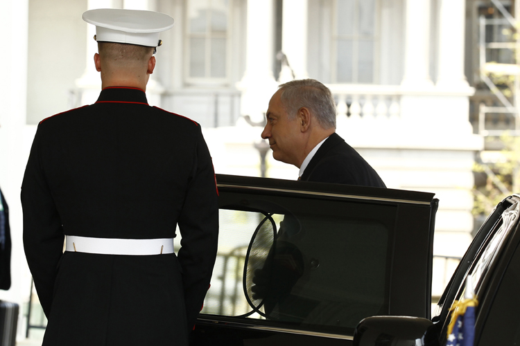Israel's Prime Minister Benjamin Netanyahu arrives for his meeting with U.S. President Barack Obama in the Oval Office of the White House in Washington July 6, 2010. The two leaders are seeking to show they have turned the page on an unusually rocky period in relations between Washington and its close ally.

REUTERS/Kevin Lamarque (UNITED STATES - Tags: POLITICS) (Â© Kevin Lamarque / Reuters)