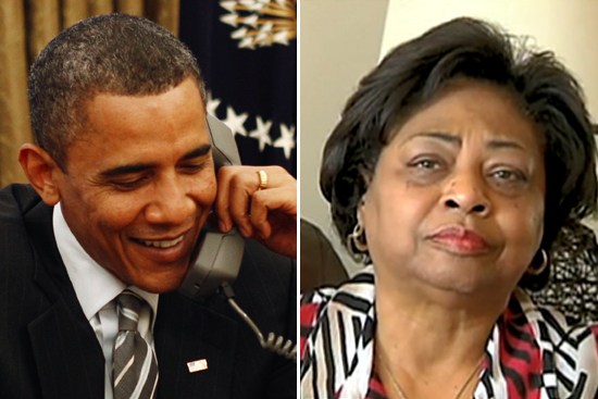President Obama and Shirley Sherrod