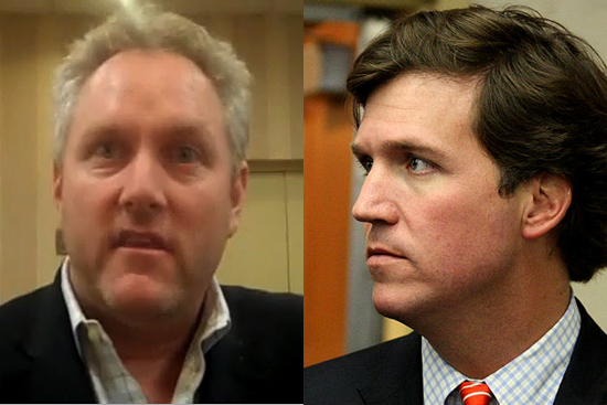 Andrew Breitbart and Tucker Carlson