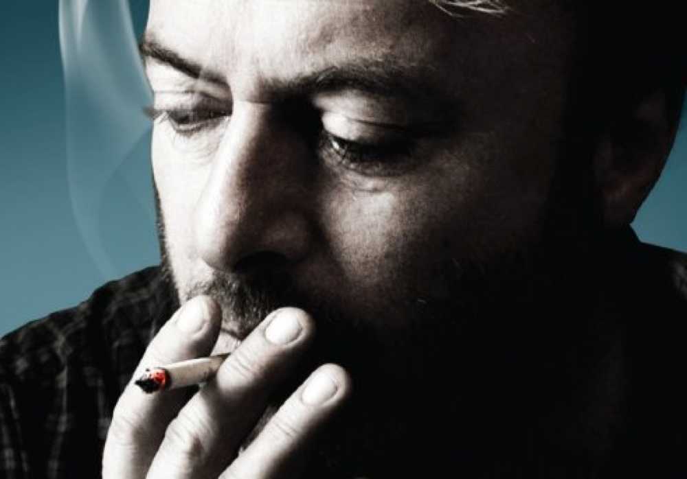 Detail from cover of "Hitch 22"