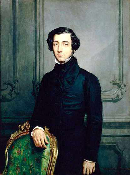 Alexis de Toqueville, author of "Democracy in America"