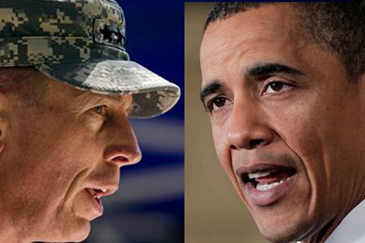 Gen. David Petraeus and President Obama