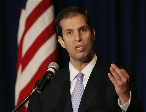 FILE - In this May 4, 2006, file photo,  Ken Mehlman, then-chairman of the Republican National Committee, addresses the RNC state chairmen's meeting in Colorado Springs, Colo. Mehlman says in a magazine interview that he is gay. Mehlman, who was campaign manager for President George W. Bush in 2004, told The Atlantic that he came to the conclusion he is gay recently and wanted to talk about it publicly because he wants to become an advocate for gay marriage.  (AP Photo/Ed Andrieski, File) (AP)
