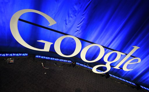 FILE - This file photo made April 9, 2010, shows a Google banner at the company's headquarters in Mountain View, Calif. Google Inc.  reports its second-quarter earnings Thursday, July 15 after the market closes. (AP Photo/Paul Sakuma) (AP)
