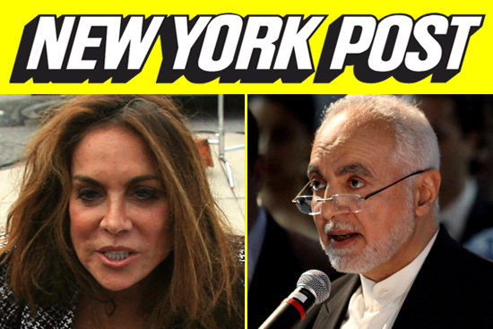 Blogger Pamela Geller and Imam Feisal Abdul Rauf