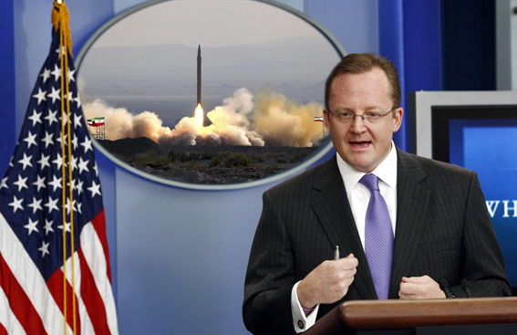 White House Press Secretary Robert Gibbs responds to a question about leaked documents during a briefing at the White House in Washington July 26, 2010. Pakistan was actively collaborating with the Taliban in Afghanistan while accepting U.S. aid, leaked U.S. military reports showed, a disclosure likely to increase pressure on Washington's embattled ally. REUTERS/Kevin Lamarque (UNITED STATES - Tags: POLITICS IMAGES OF THE DAY) (Â© Kevin Lamarque / Reuters)