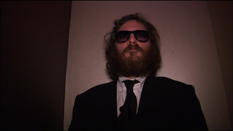 Joaquin Phoenix in a still from the new documentary "I'm Still Here."