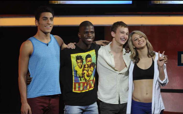 Contestants Robert Roldan, Adechike Torbert, Kent Boyd, and Lauren Froderman on "So You Think You Can Dance."