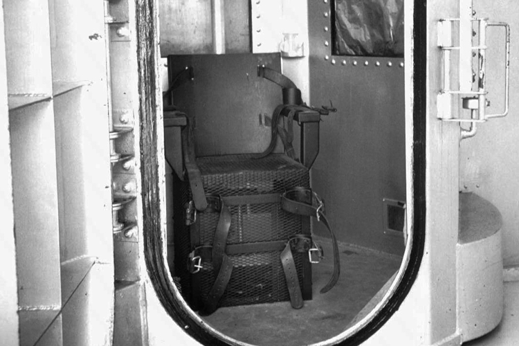 The gas chamber at the Mississippi State Penitentiary in Parchman, Miss.