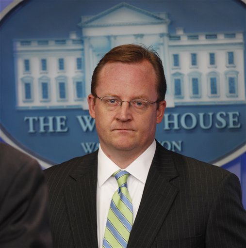 White House Press Secretary Robert Gibbs during the daily news briefing at the White House in Washington, Thursday, July 29, 2010, (AP Photo/Pablo Martinez Monsivais) (AP)