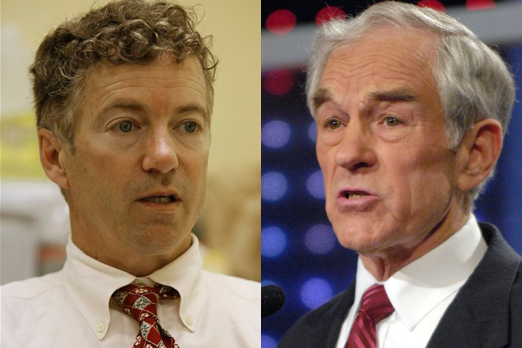 Rand Paul and Ron Paul