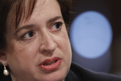 Supreme Court nominee Elena Kagan testifies on Capitol Hill in Washington, in this photo taken June 30, 2010. There was hardly a mention of it in her confirmation hearings last week, but Supreme Court nominee Elena Kagan raised hundreds of millions of dollars for Harvard Law School from wealthy donors while she was its dean. She could one day sit in judgment on cases involving some of those same donors.  (AP Photo/Alex Brandon) (AP)