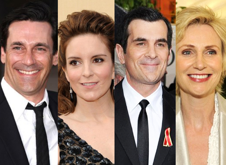 Jon Hamm, Tina Fey, Ty Burrell, Jane Lynch