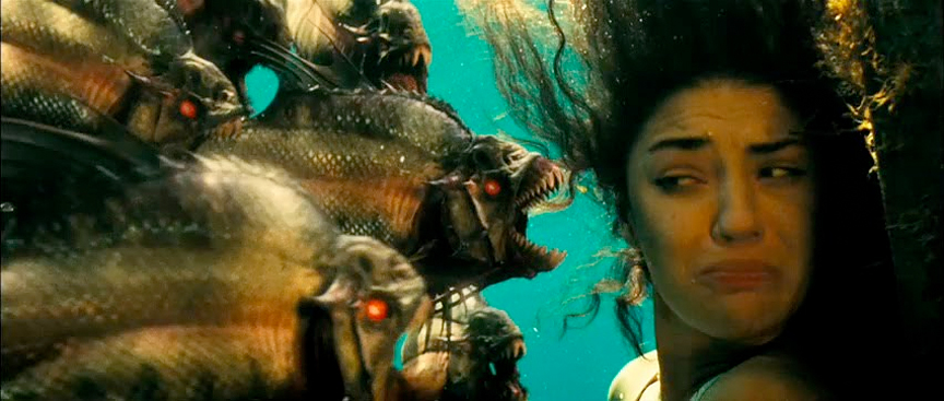 A still from "Piranha 3D"
