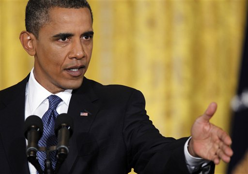President Barack Obama gestures during a news conference in the East Room of the White House, Friday, Sept., 10, 2010. (AP Photo/Pablo Martinez Monsivais) (AP)