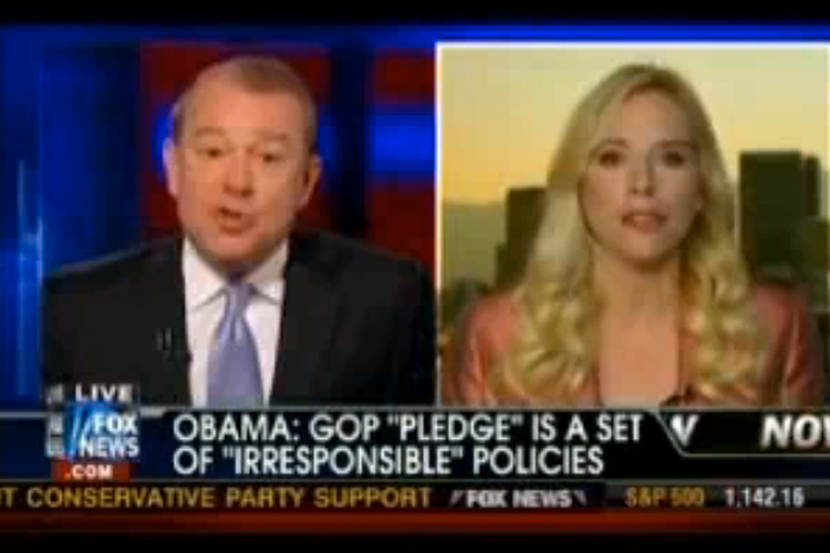 Stuart Varney and Caroline Heldman