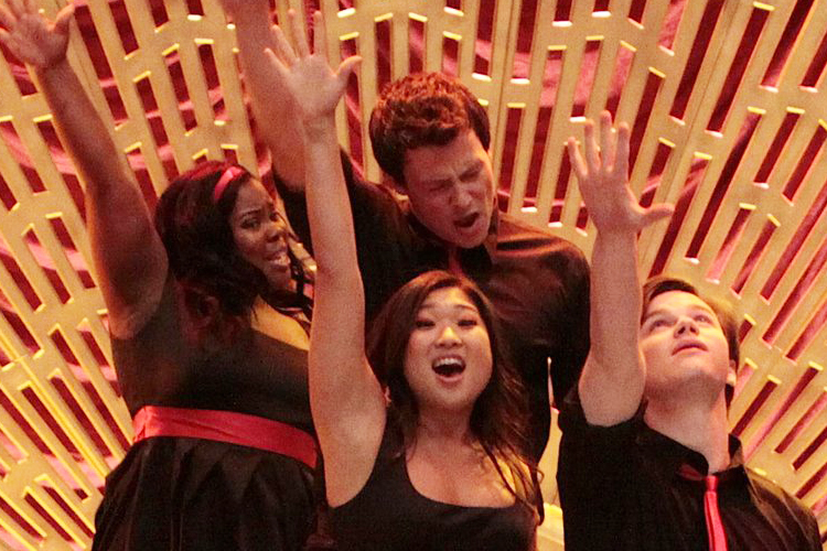 A still from "Glee"