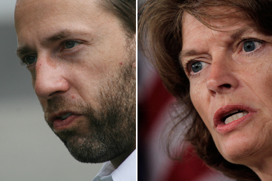 Joe Miller and Lisa Murkowski