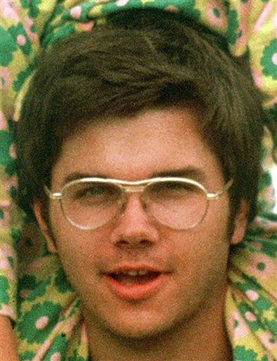 FILE - In this 1975 file photo, Mark David Chapman is seen at Fort Chaffee near Fort Smith, Ark. John Lennon's killer will seek his freedom for a sixth time in an interview before a parole board as early as Tuesday, Aug. 10, 2010. A parole hearing for Chapman, now 55, is scheduled at Attica Correctional Facility, the upstate New York prison where he has been held for nearly 30 years. Lennon's widow, Yoko Ono, continues to oppose Chapman's release. (AP Photo/Greg Lyuan, File) (AP)