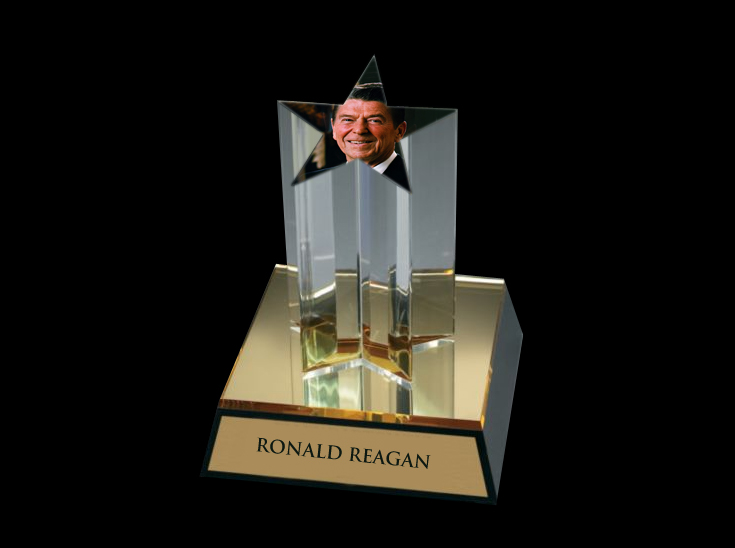 Former president Ronald Reagan