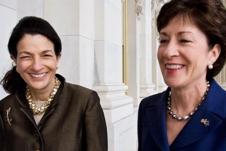 Olympia Snowe and Susan Collins