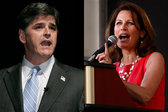 Sean Hannity and Rep. Michele Bachmann, R-Minn.