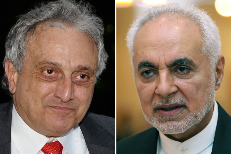 Carl Paladino and Imam Feisal Abdul Rauf