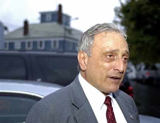 Carl Paladino, New York State Republican gubernatorial candidate answers a reporter's question before speaking at the Buffalo Yacht Club in Buffalo, N.Y. on Thursday, Sept. 16, 2010. (AP Photo/Don Heupel) (AP)