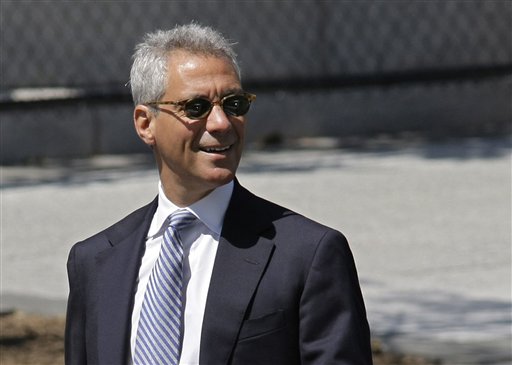 In this April 11, 2010 photo, White House Chief of Staff Rahm Emanuel walks along a driveway at the White House in Washington. Emanuel says "it's no secret" he'd like to run for mayor of Chicago someday. Emanuel made the remark during an interview on Charlie Rose's PBS talk show, which aired Monday April 19, 2010. (AP Photo/J. Scott Applewhite) (AP)