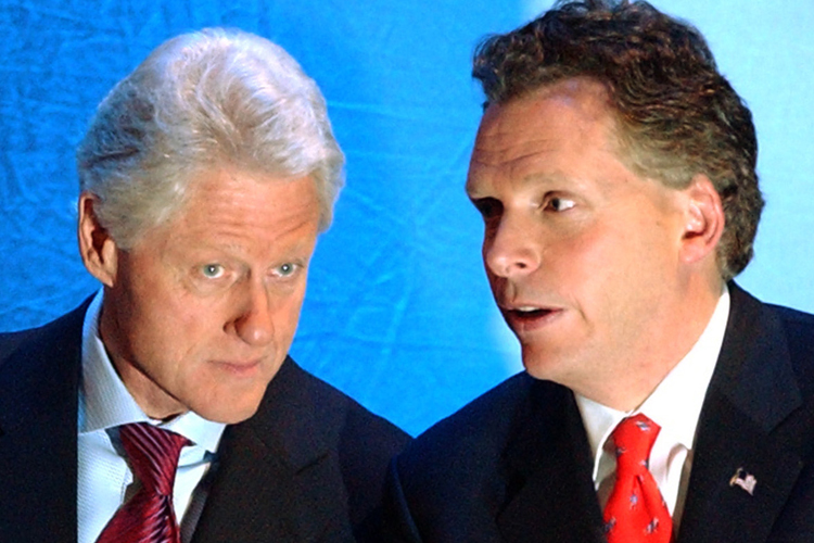 Bill Clinton and Terry McAuliffe