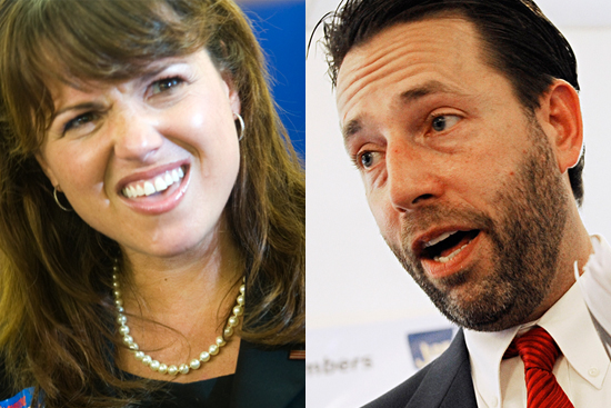 Christine O'Donnell and Joe Miller